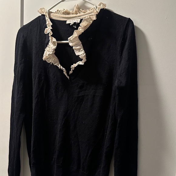 Sandro Ruffled Women's Top - Picture 1 of 7